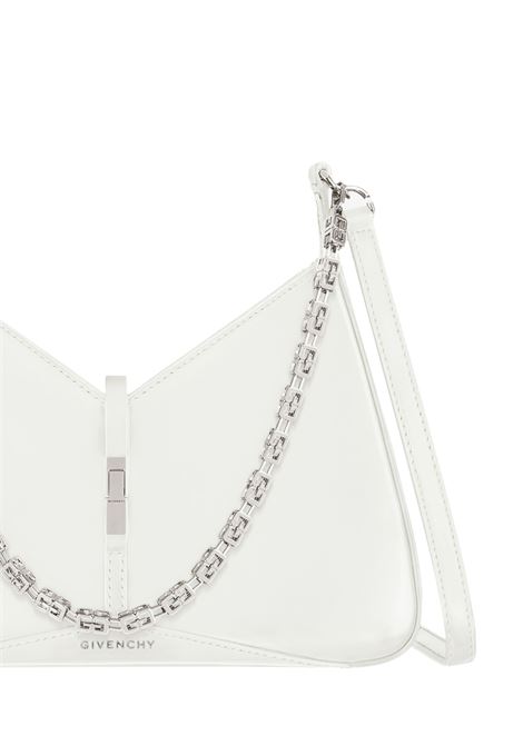 Small Cut Out Bag in Glossy Ivory Leather with Chain GIVENCHY | BB50WYB1W0105