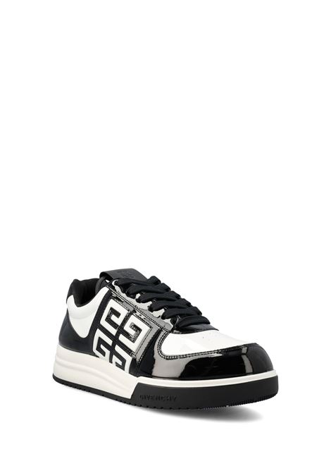 White/Black Patent Leather G4 Sneakers GIVENCHY | BE0030E1V5004