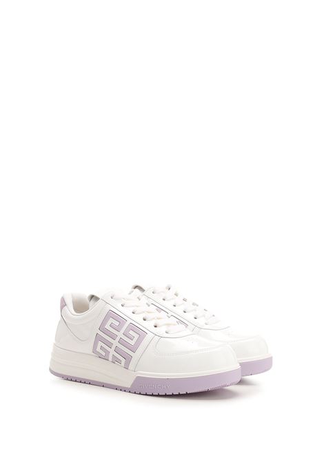 White/Lilac Patent Leather G4 Sneakers GIVENCHY | BE0030E1V9599