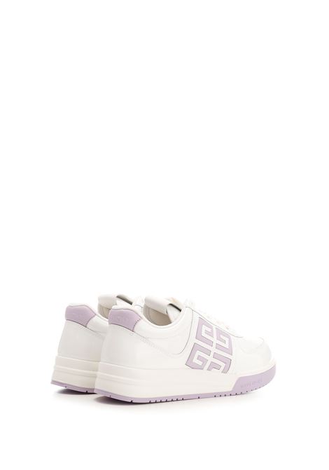 White/Lilac Patent Leather G4 Sneakers GIVENCHY | BE0030E1V9599