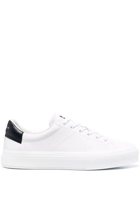 White City Sport Sneakers With Black Spoiler GIVENCHY | BH005VH118116