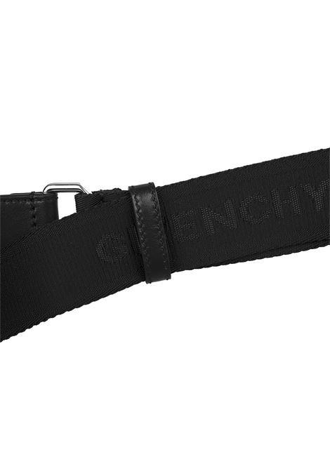 Black 4G Release Buckle Belt In Leather and Webbing GIVENCHY | BK4054K1KA001