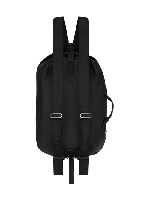 Black Nylon G-Zip Backpack With Logo GIVENCHY | BK50A8K1JE001