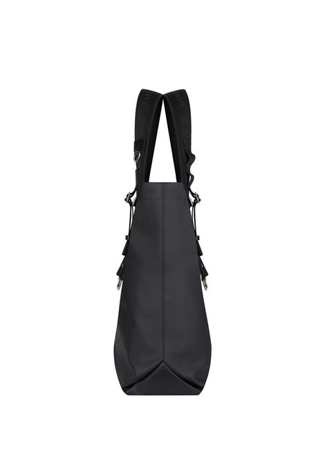Large G-Shopper Bag In Black Coated Canvas GIVENCHY | BK50BQK1PH001