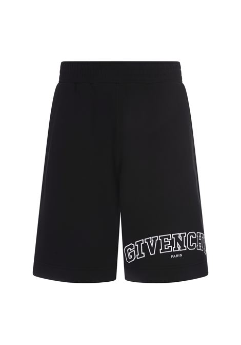 GIVENCHY College Bermuda Shorts In Black GIVENCHY | BM513V3Y78001