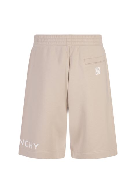 GIVENCHY Archetype Bermuda Shorts in Clay Gauze Fabric GIVENCHY | BM51863YAC267
