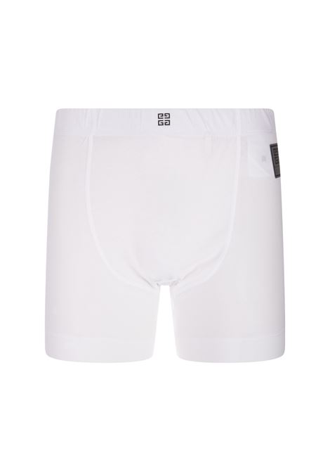 Boxer In Cotone G Bianco GIVENCHY | BM518F3YC9100