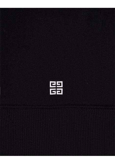 GIVENCHY Archetype Slim Sweatshirt in Black Gauzed Fabric GIVENCHY | BMJ0HA3YAC001