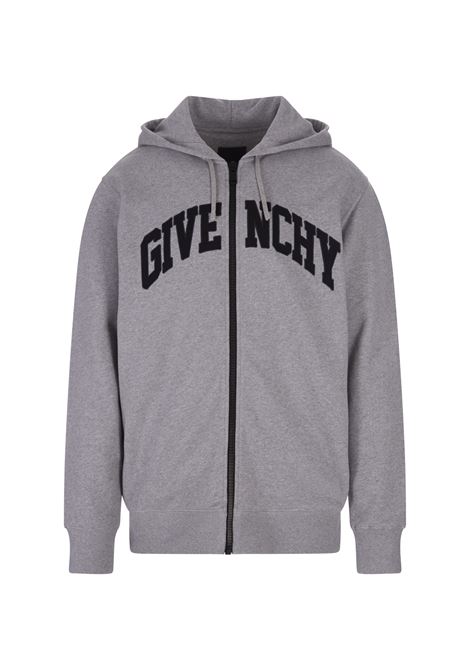 Grey GIVENCHY College Hoodie GIVENCHY | BMJ0K63YAA055