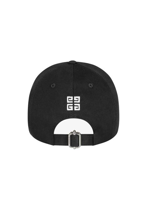 Black Baseball Hat With GIVENCHY College Embroidery GIVENCHY | BPZ022P0PU001