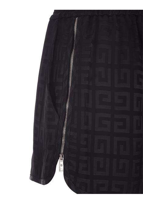 Shorts Neri Con Zip In Jacquard 4G GIVENCHY | BW510E14W1001