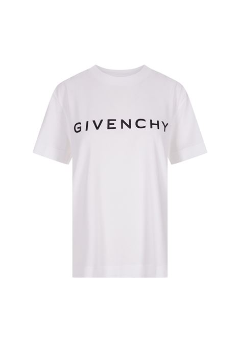 T-Shirt GIVENCHY Archetype In Cotone Grigio Pietra GIVENCHY | BW707Z3YAC100