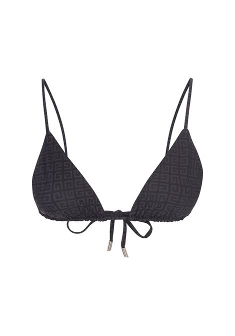Black Bikini Top With 4G Motif GIVENCHY | BWA01G310C002
