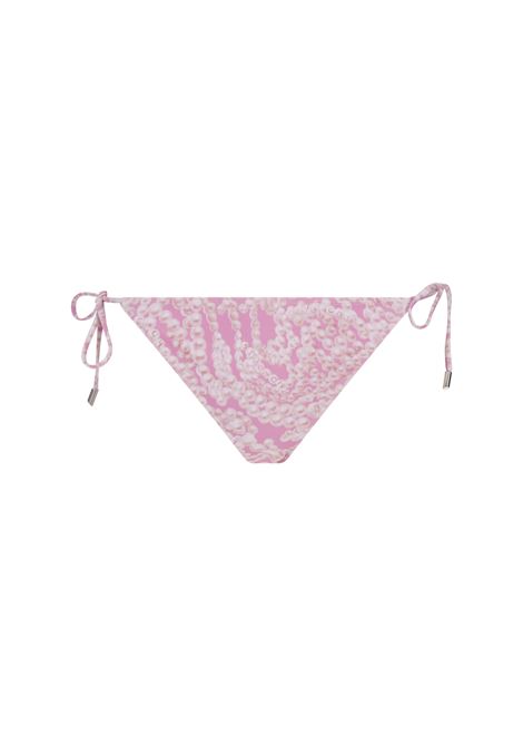 Pink and White Printed Bikini Briefs GIVENCHY | BWA01H310E693