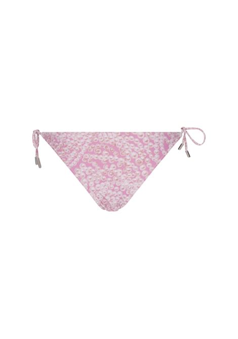 Slip Bikini Stampato Rosa e Bianco GIVENCHY | BWA01H310E693