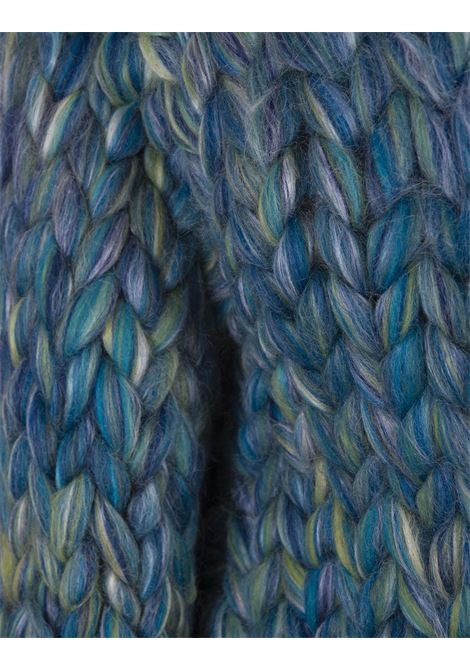 Blue Shaded Colossal Knit Jacket HOPE MACAULAY | CETO COLOSSALUNICA