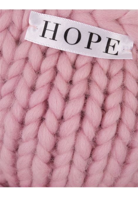 Bralette Block Colossal Knit Rosa HOPE MACAULAY | PINK KNITUNICA