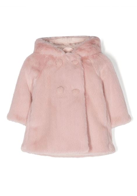 Pink Eco Fur Coat IL GUFO | A23GP320PE023334