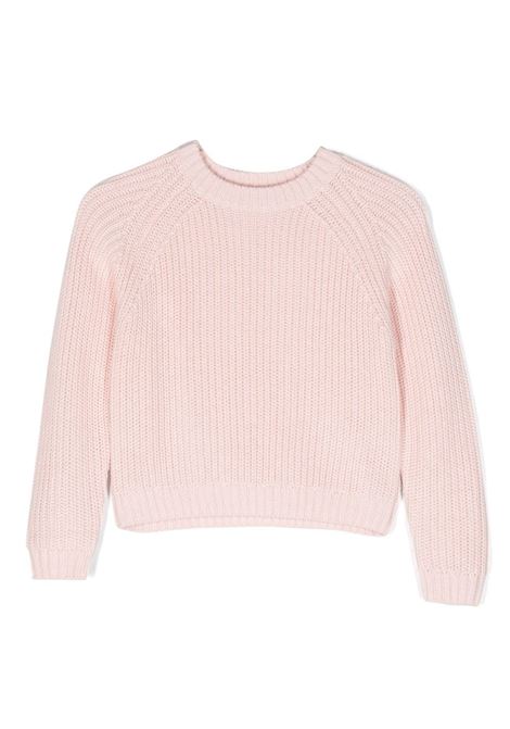 Crew Neck Sweater In Pink Cotton IL GUFO | A23MA394EM109304