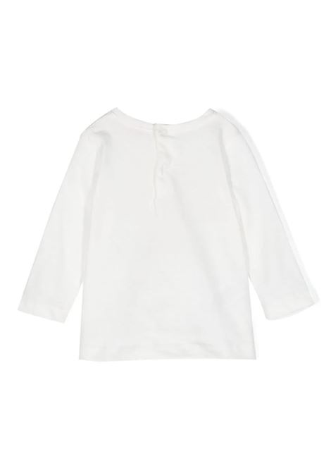 White T-Shirt With Fox Print IL GUFO | A23TA341MF0021008