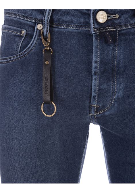 Jeans Slim Fit In Denim Blu Scuro INCOTEX BLUE DIVISION | BDPS0002-00973003