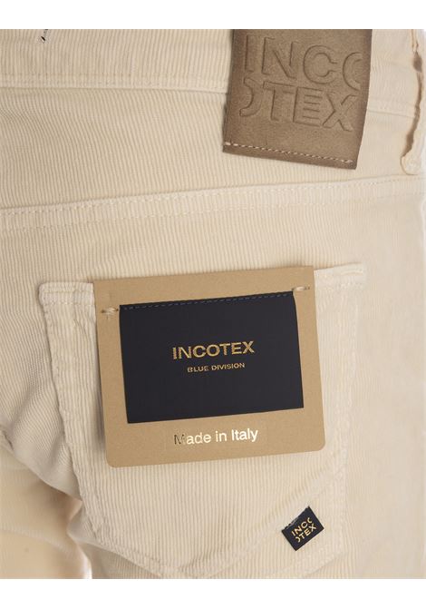 Pantaloni In Velluto a Coste Beige INCOTEX BLUE DIVISION | BDPS0003-02985115