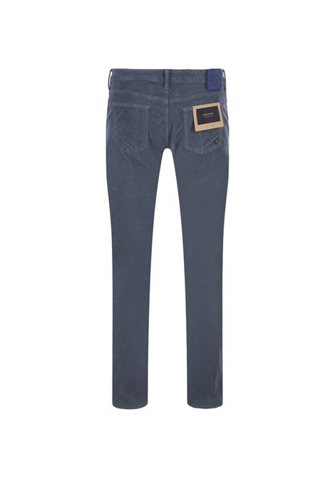 Grey Blue Corduroy Trousers INCOTEX BLUE DIVISION | BDPS0003-02985861