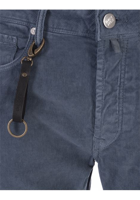 Grey Blue Corduroy Trousers INCOTEX BLUE DIVISION | BDPS0003-02985861