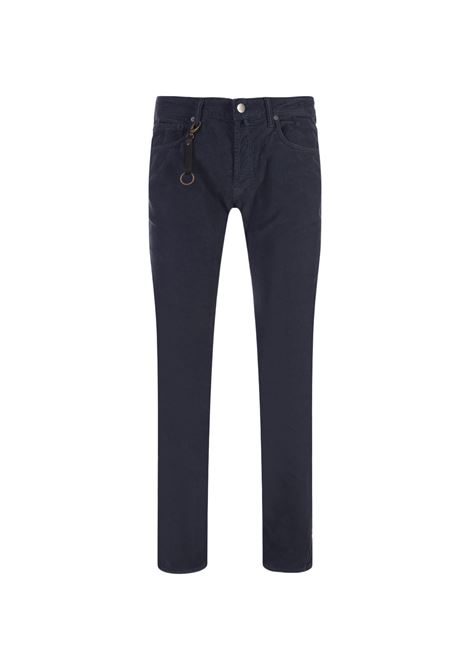 Dark Blue Corduroy Trousers INCOTEX BLUE DIVISION | BDPS0003-02985866