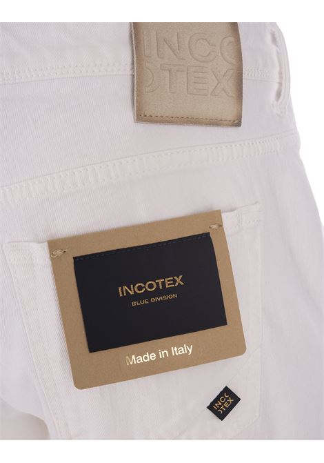 Straight Leg Jeans In White Denim INCOTEX BLUE DIVISION | BDPS0003-02990111