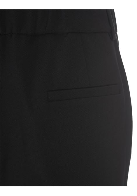 Pantaloni Sartoriali In Lana Stretch Nera INCOTEX | 172832-D1212990