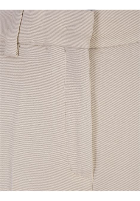 Beige Lyocell Wide-Leg Trousers INCOTEX | 172874-D4586030