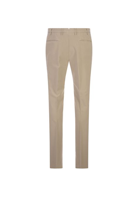 Slim Fit Trousers In Beige Certified Doeskin INCOTEX | 1W0030-4539A401
