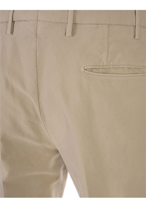 Slim Fit Trousers In Beige Certified Doeskin INCOTEX | 1W0030-4539A401