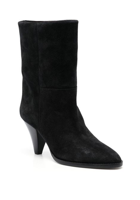 Rouxa Ankle Boots In Black Suede ISABEL MARANT | BO0021FA-A1A34S01BK