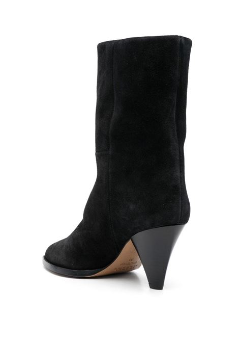 Rouxa Ankle Boots In Black Suede ISABEL MARANT | BO0021FA-A1A34S01BK