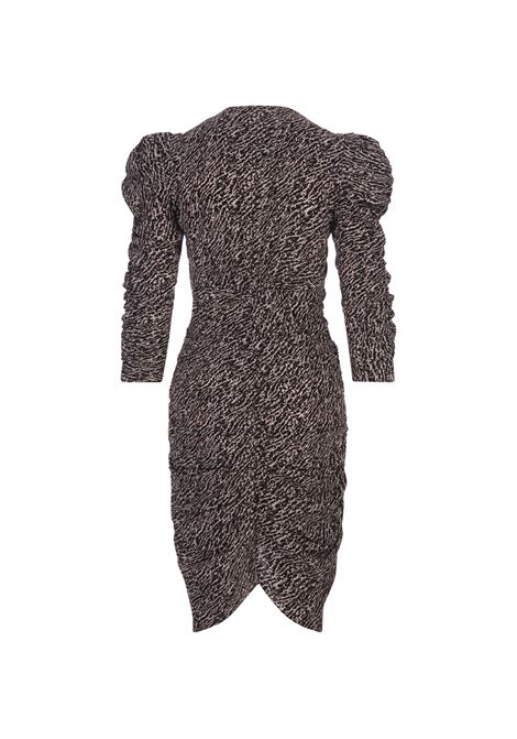 Black Printed Celina Shorts Dress ISABEL MARANT | RO0190FA-A3J10I01BK