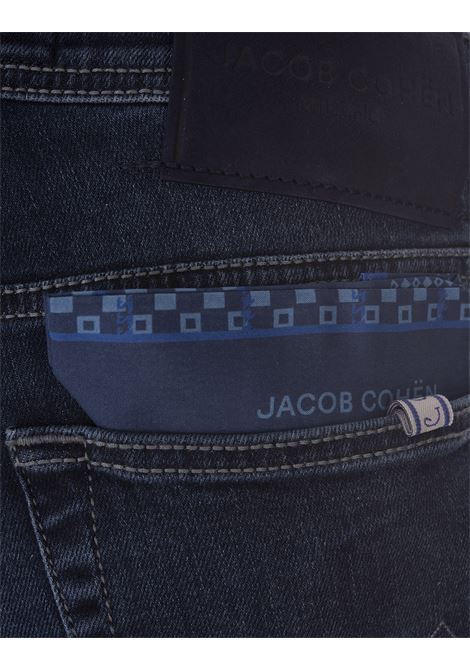 Jeans Nick Slim Fit Blu Scuro E Rutenio JACOB COHEN | UQE07-31-P-3621563D