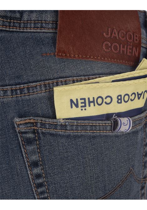 Jeans Slim Fit Scott Blu Medio Slavato JACOB COHEN | UQE15-32-S-4071640D