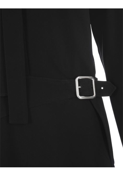 Black Midi Dress With Buckle JIL SANDER | J02CT0232-J65140001