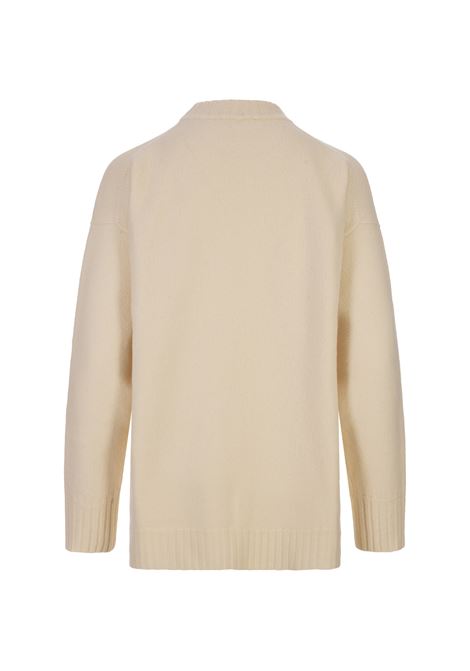 Beige Wool Sweater JIL SANDER | J02GP0151-J14506109