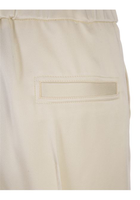 Beige Wide Trousers JIL SANDER | J02KA0180-J76018109