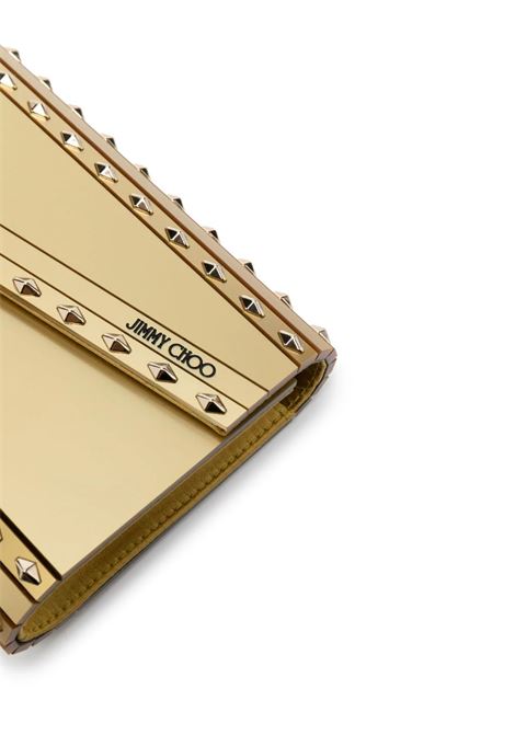 Clutch Candy In Acrilico Oro Con Borchie JIMMY CHOO | CANDY TBWGOLD/LIGHT GOLD