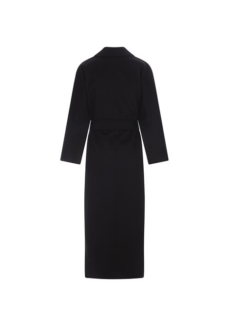 Black Cashmere and Silk Coat KITON | D50604K0114015
