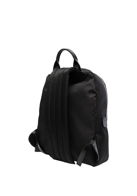 Black Nylon Backpack With Logo KITON | UBN005XC106101