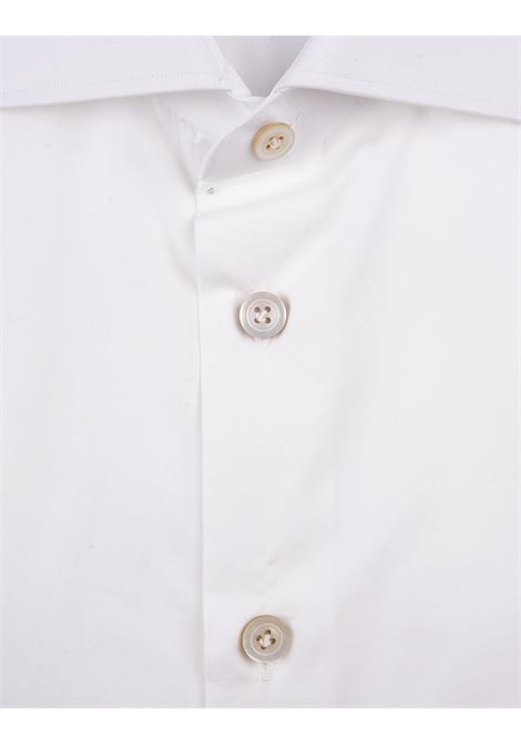 Camicia Classica In Popeline Bianco KITON | UCCH061430106I