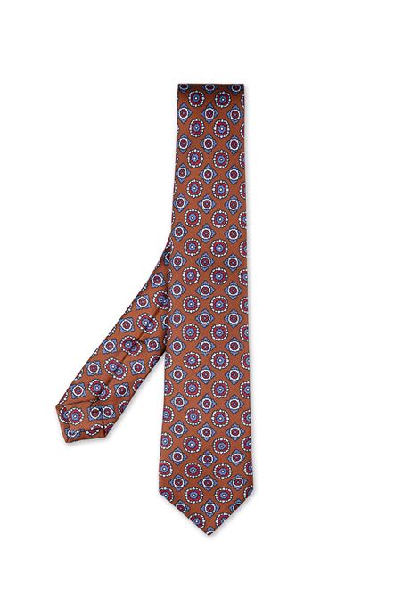Cravatta Mattone Con Pattern Multicolore KITON | UCRVKRC07H8410
