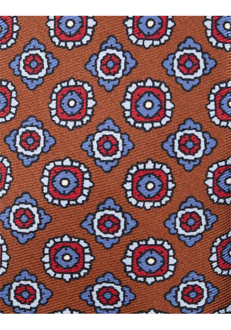 Brick Tie With Multicolored Pattern KITON | UCRVKRC07H8410