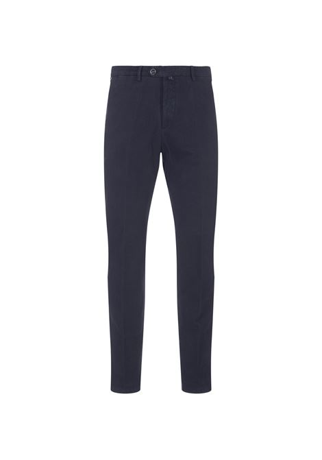 Pantaloni In Cotone e Cashmere Blu Notte KITON | UFPP79J0202C02