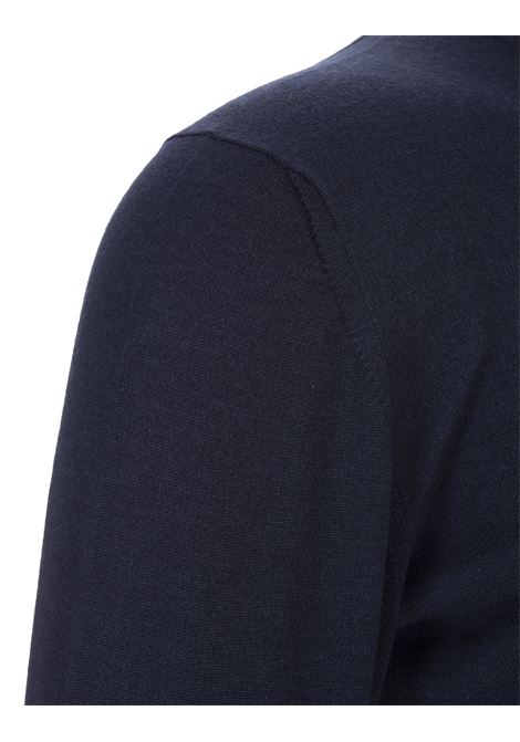 Pullover In Seta e Cashmere Blu KITON | UK02W23K111